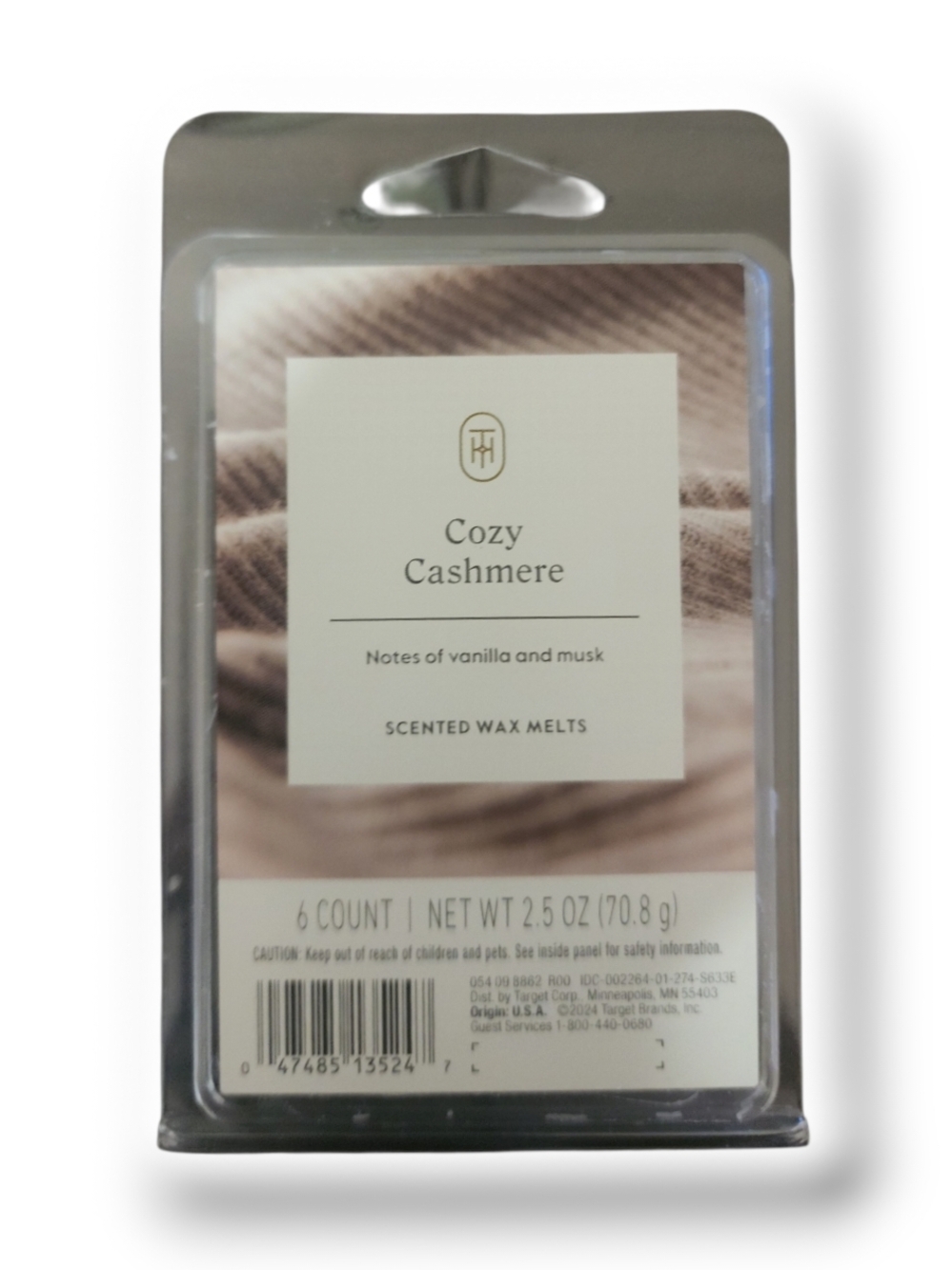 Cozy Cashmere Scented Wax Melts - Vanilla & Musk